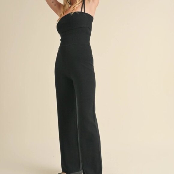 Riley Bandeau Knit Sweater Jumpsuit - Picture 8 of 10